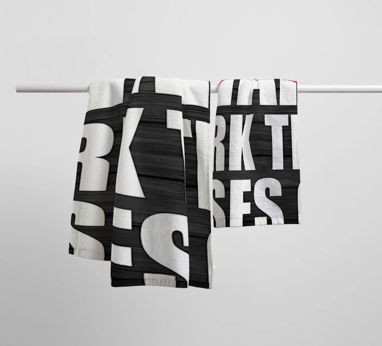 Stop When DOne towel by Aara