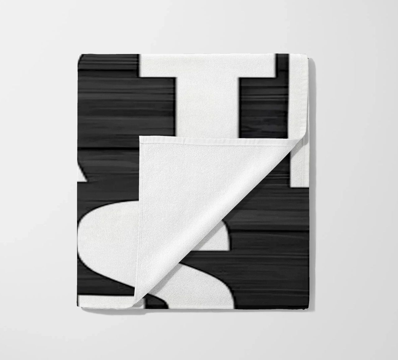 Stop When DOne beach towel by Aara