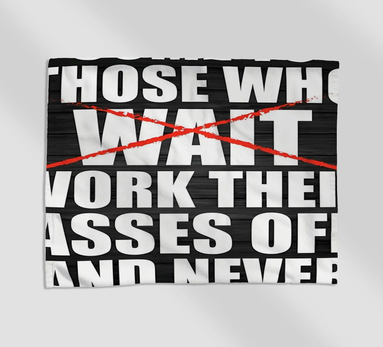 Stop When DOne beach towel by Aara