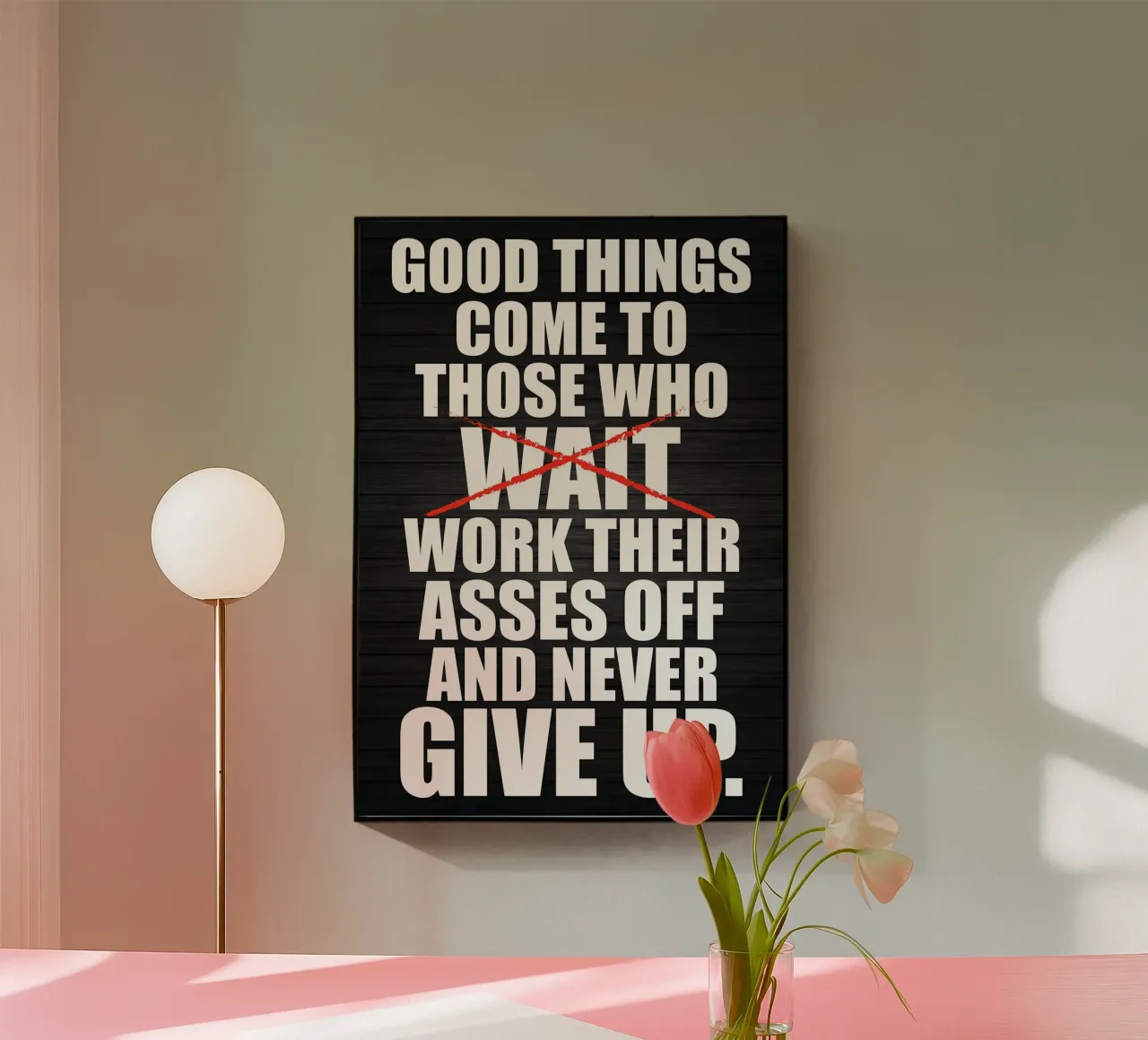 Stop When DOne plexiglass da Aara