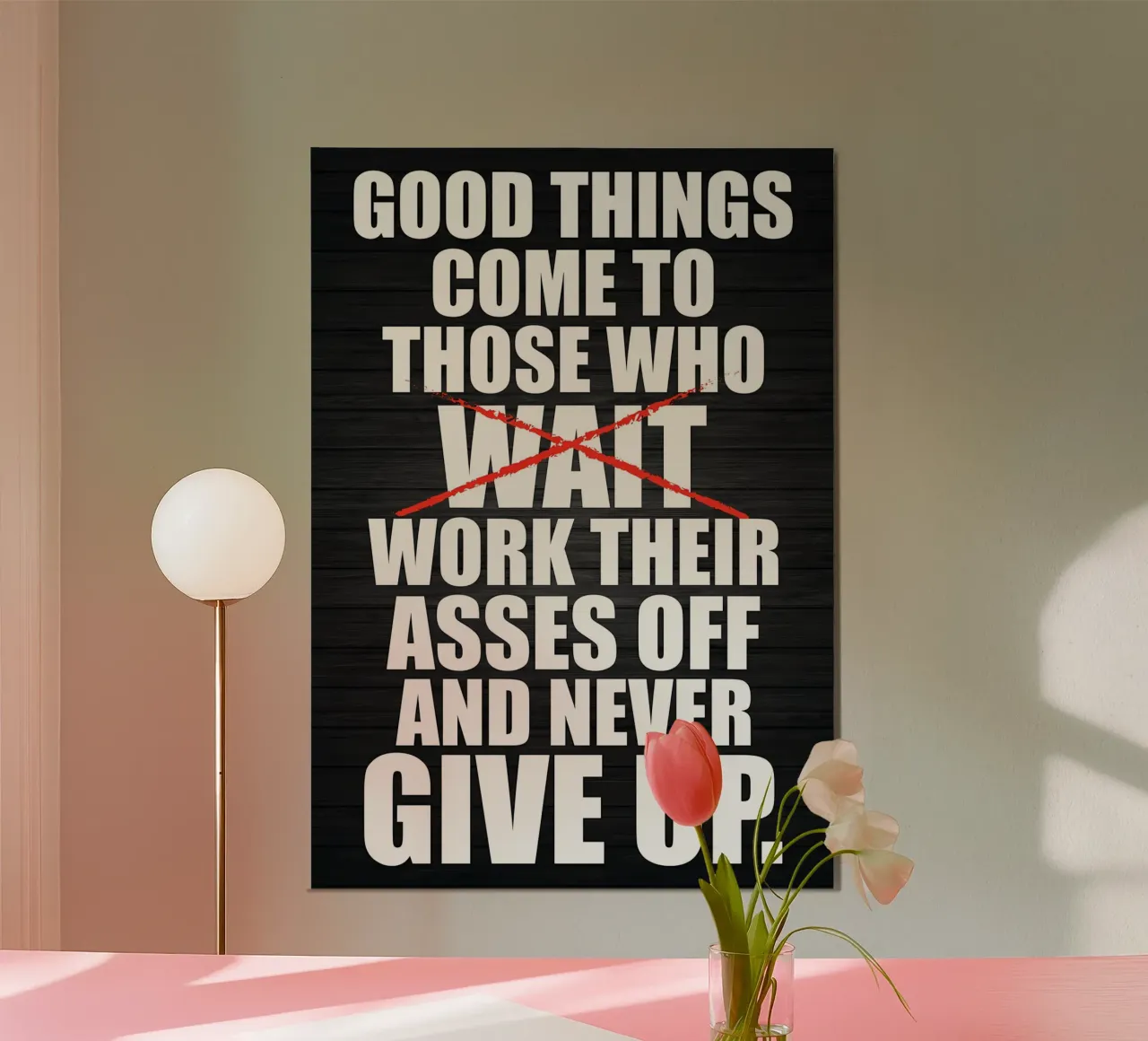 Stoppen wanneer DOne poster van Aara