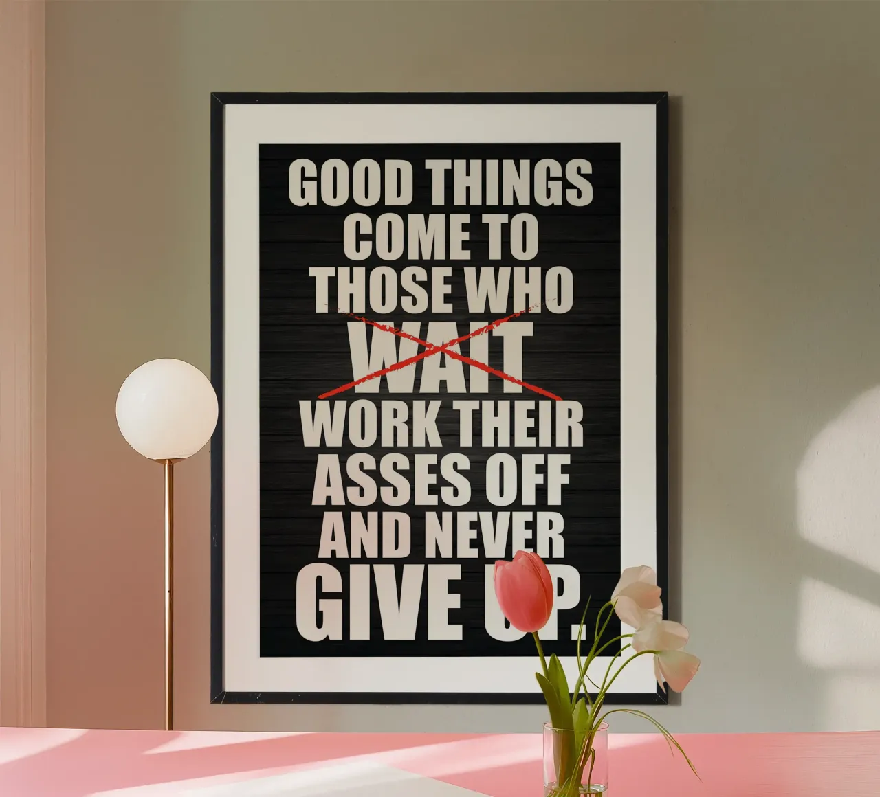 Stoppen wanneer DOne poster van Aara