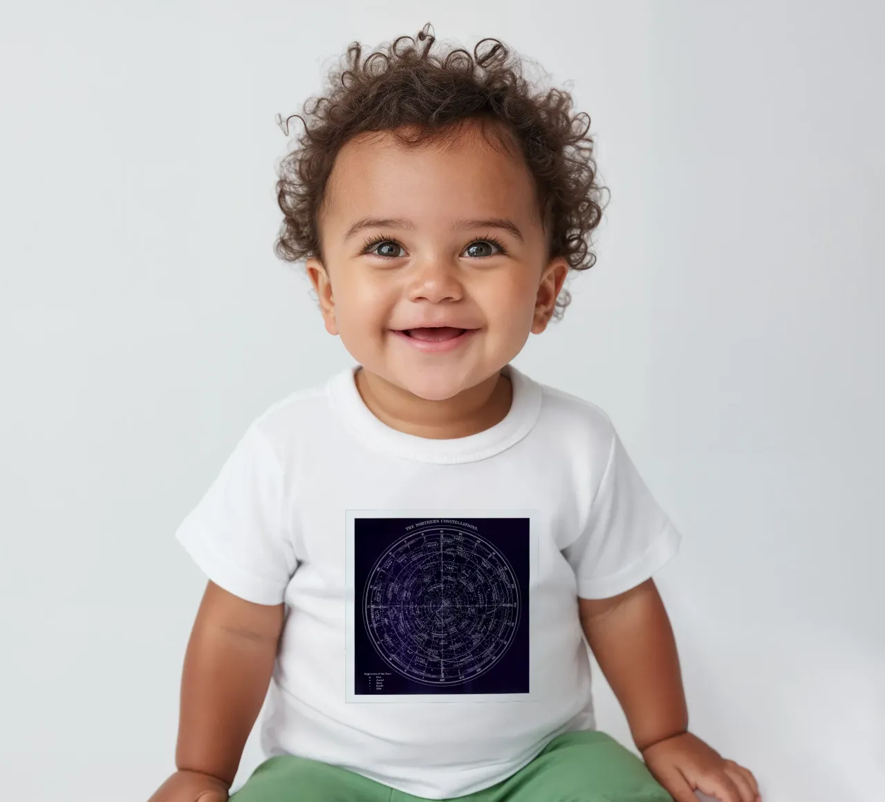 Northern Constellations maglietta neonato da Flora & Fauna