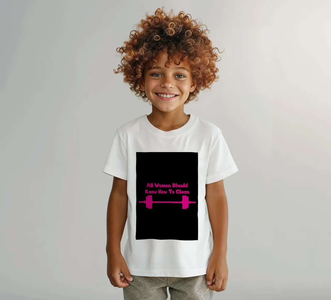 Drink Coffee Lift Heavy kids t-shirt by Aara
