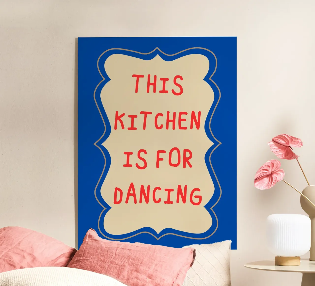 This kitchen is for dancing plexiglass da edsonramosart