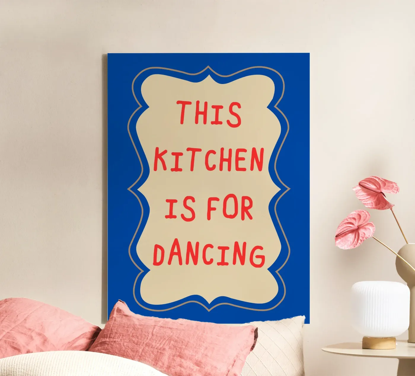 This kitchen is for dancing tela da edsonramosart