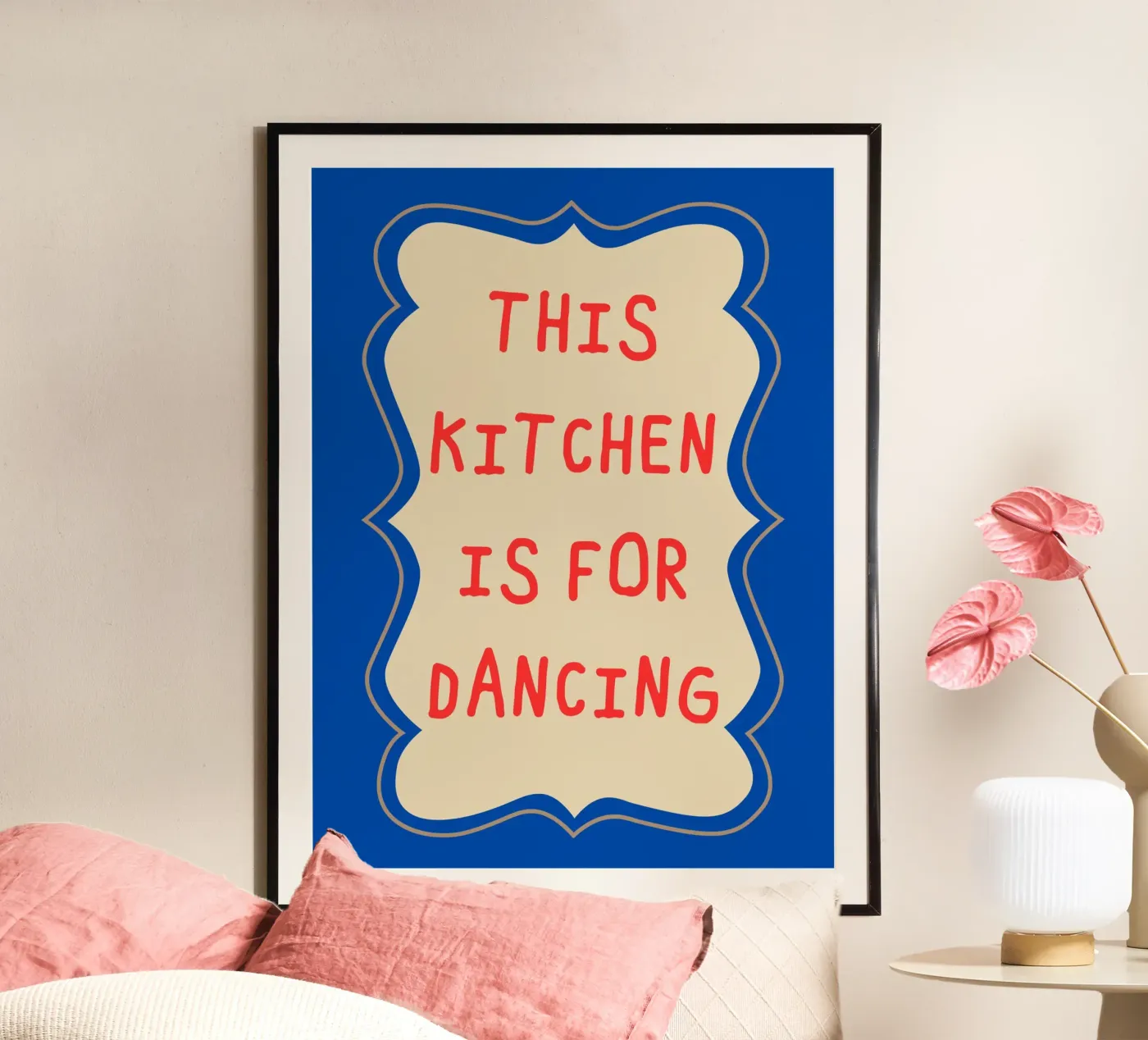This kitchen is for dancing poster da edsonramosart