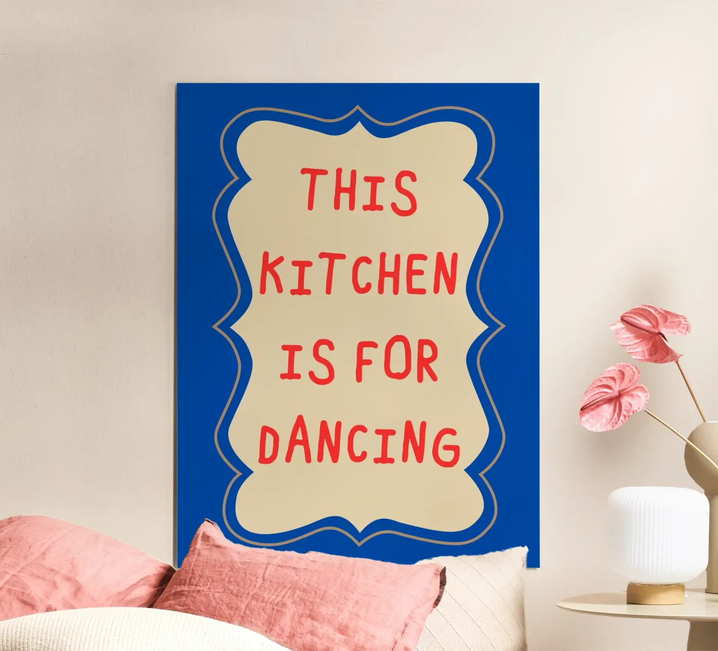 This kitchen is for dancing poster van edsonramosart