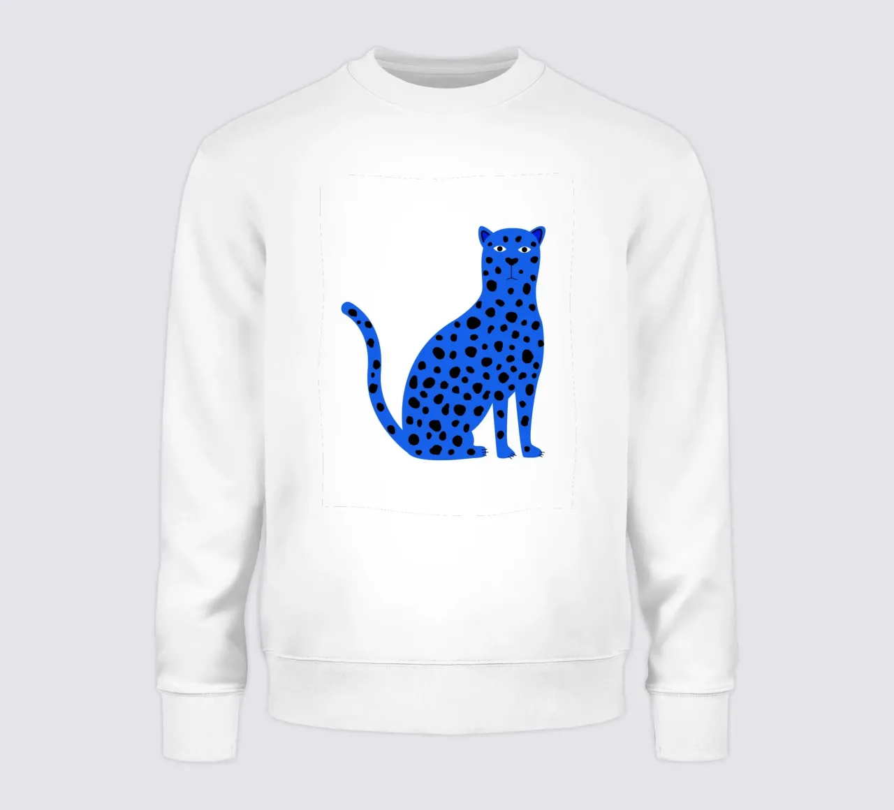 Blue leopard felpa da edsonramosart