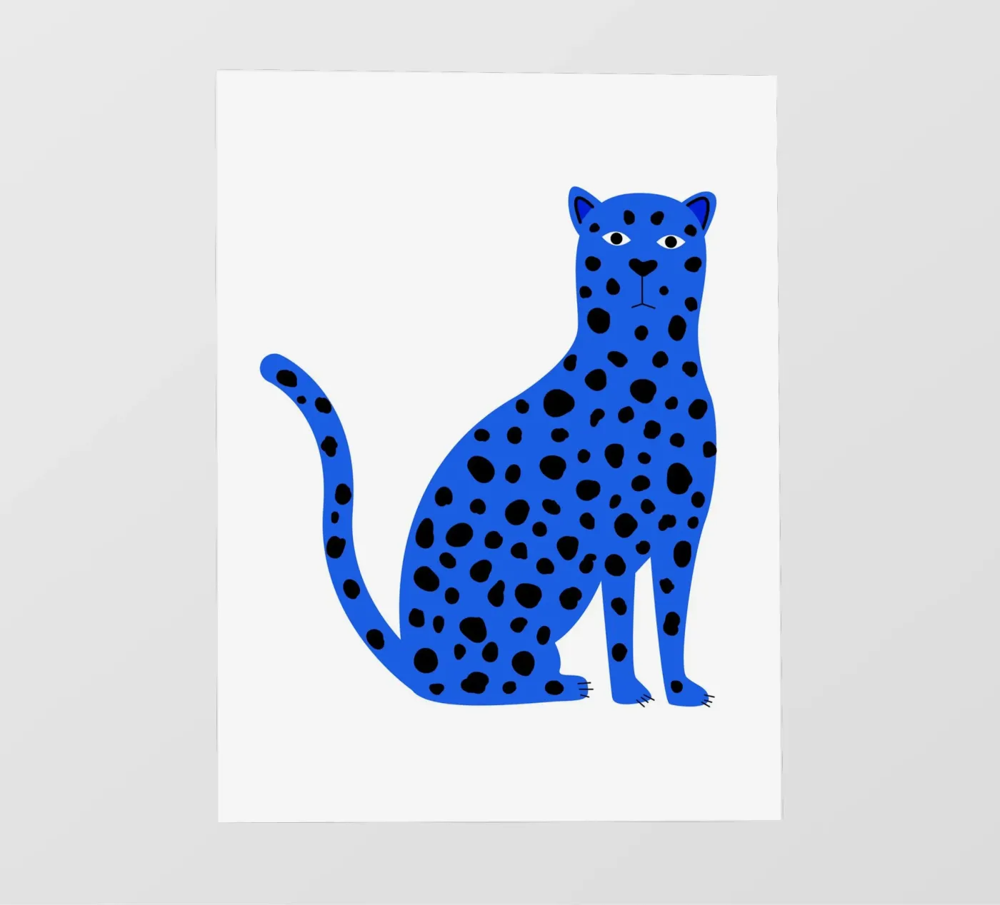 Blue leopard pellicola backlit da edsonramosart