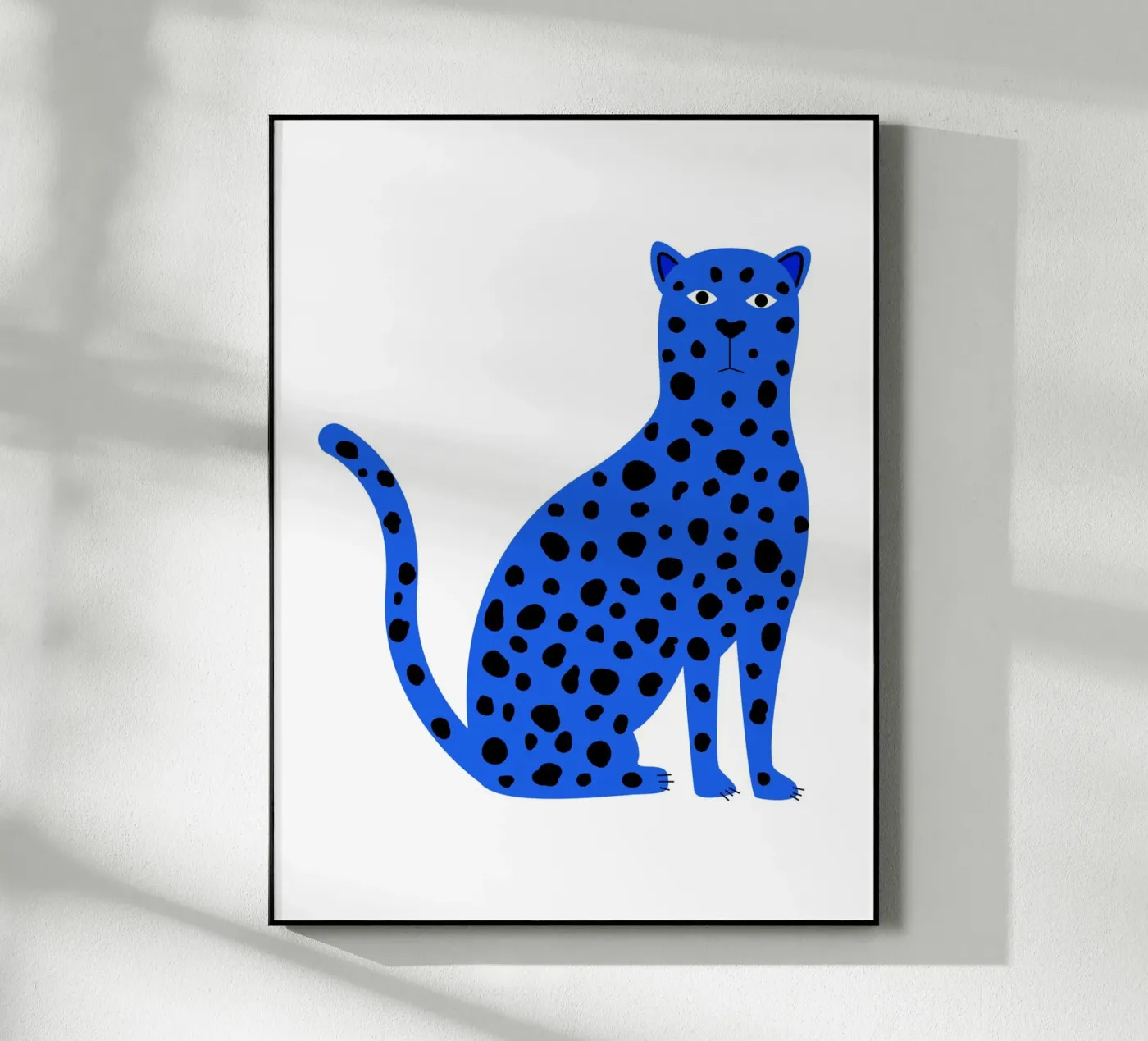 Blue leopard plexiglas de edsonramosart