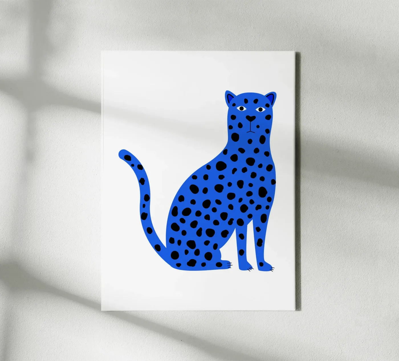 Blue leopard tela da edsonramosart