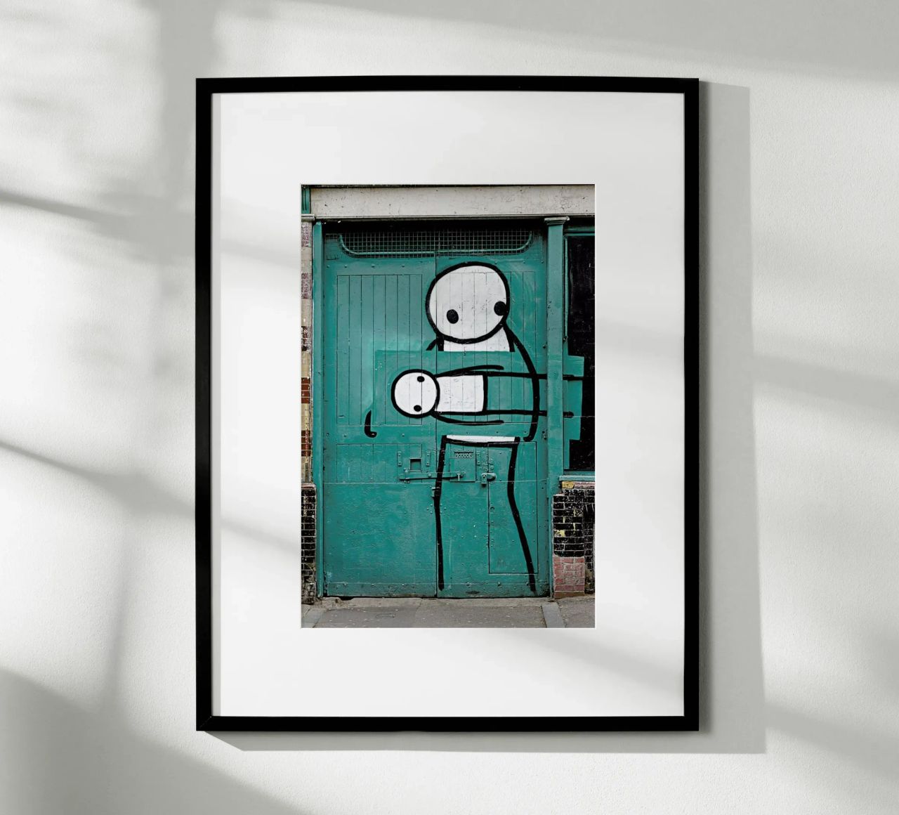 Streetart Grün 2 poster by Sadia