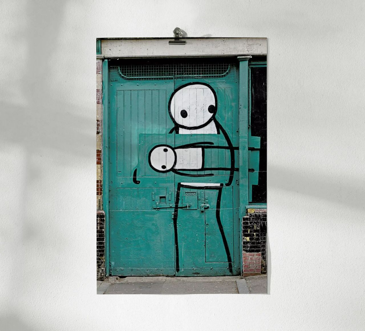 Streetart Grün 2 poster by Sadia