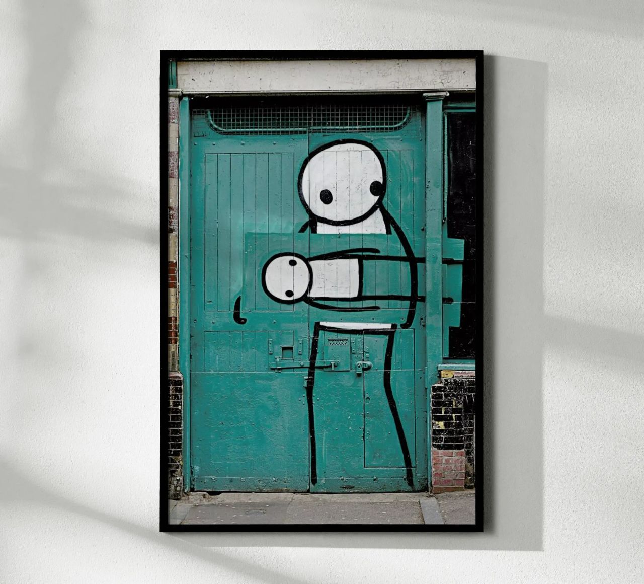 Streetart Grün 2 poster by Sadia