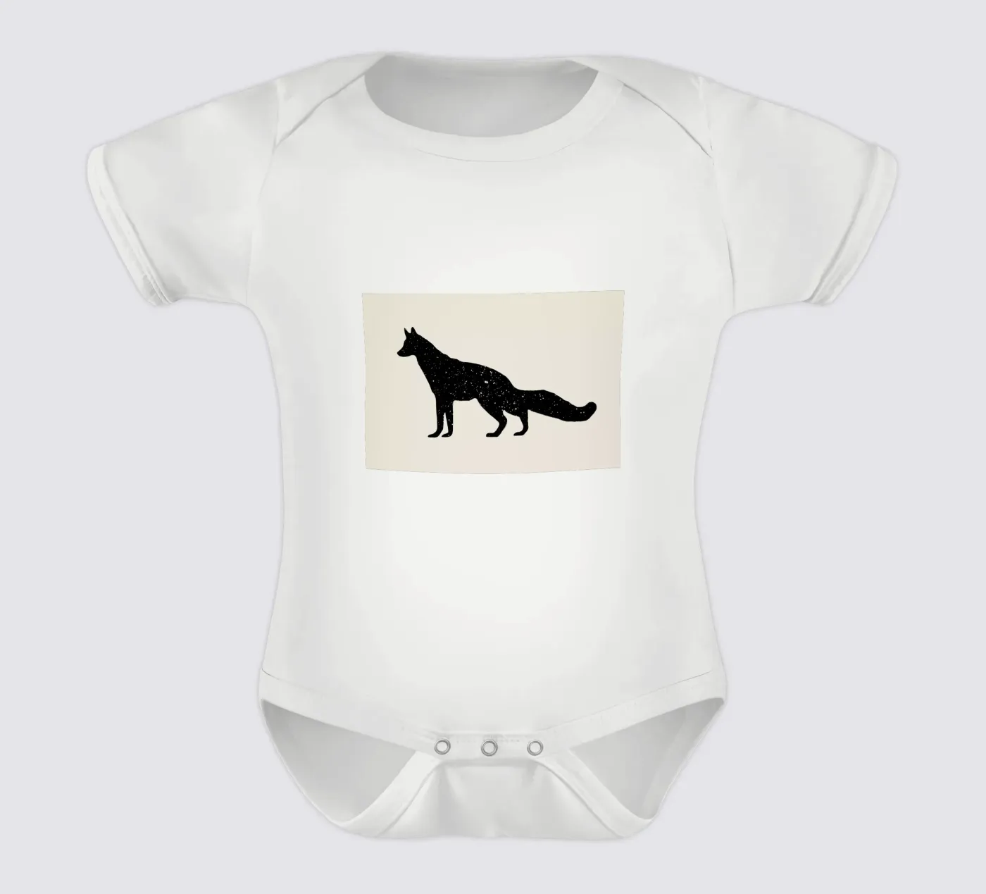 Fuchs Kurzarm Babybody von Florent Bodart