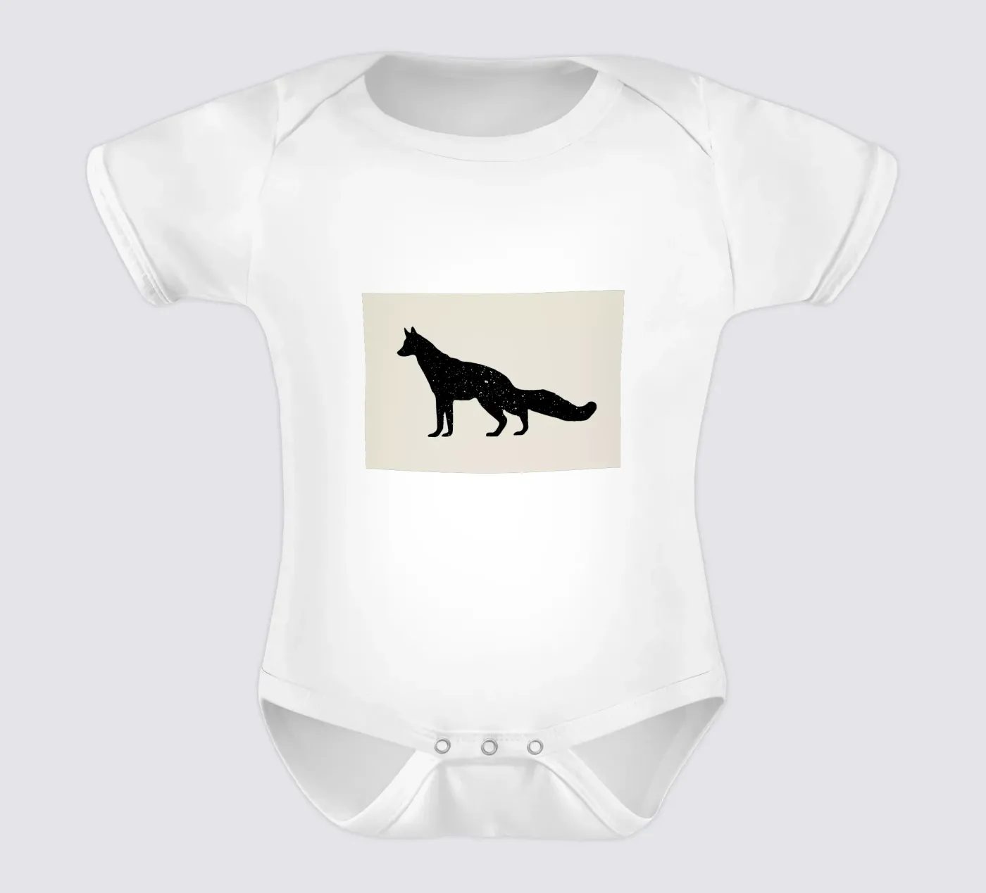 Fuchs Kurzarm Babybody von Florent Bodart