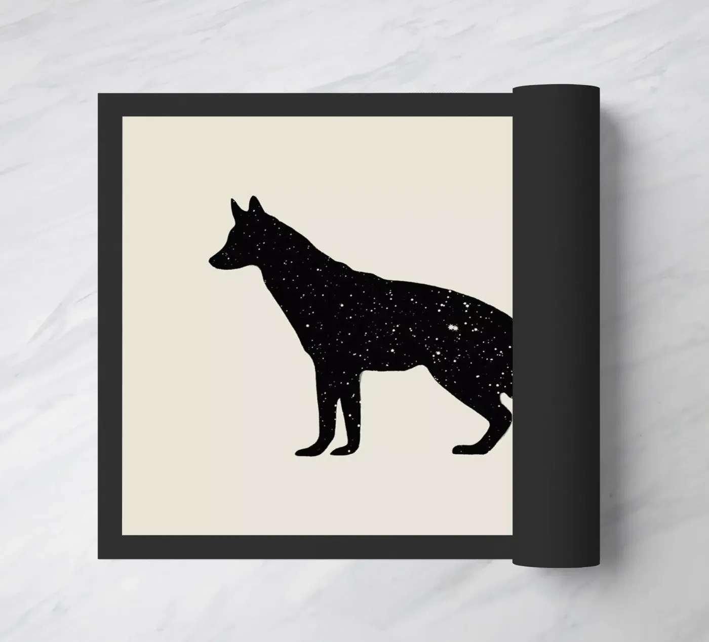 Fuchs Fußmatte von Florent Bodart