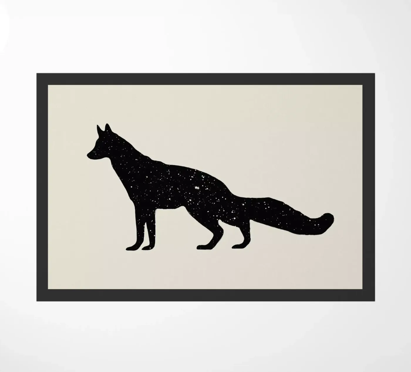 Fuchs Fußmatte von Florent Bodart