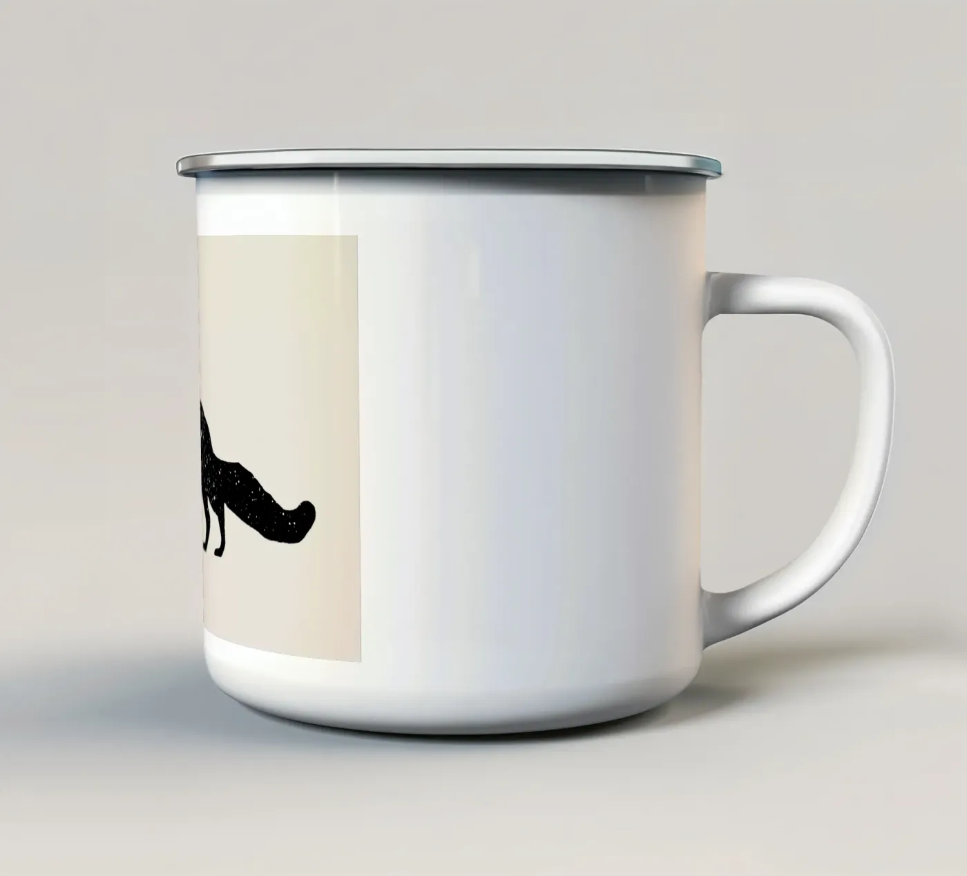 Fuchs enamel mug by Florent Bodart