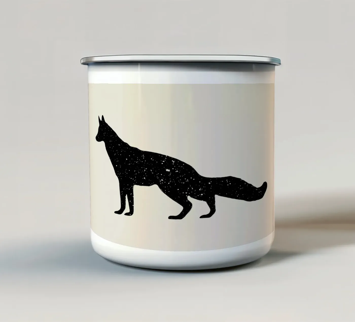 Fuchs enamel mug by Florent Bodart