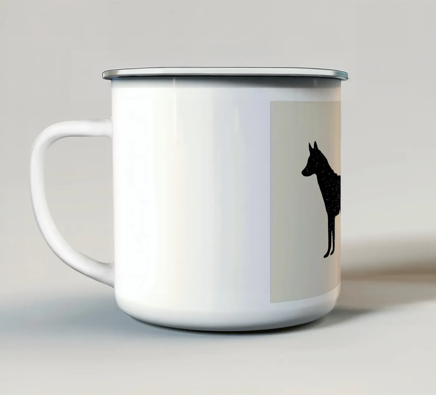 Fuchs enamel mug by Florent Bodart