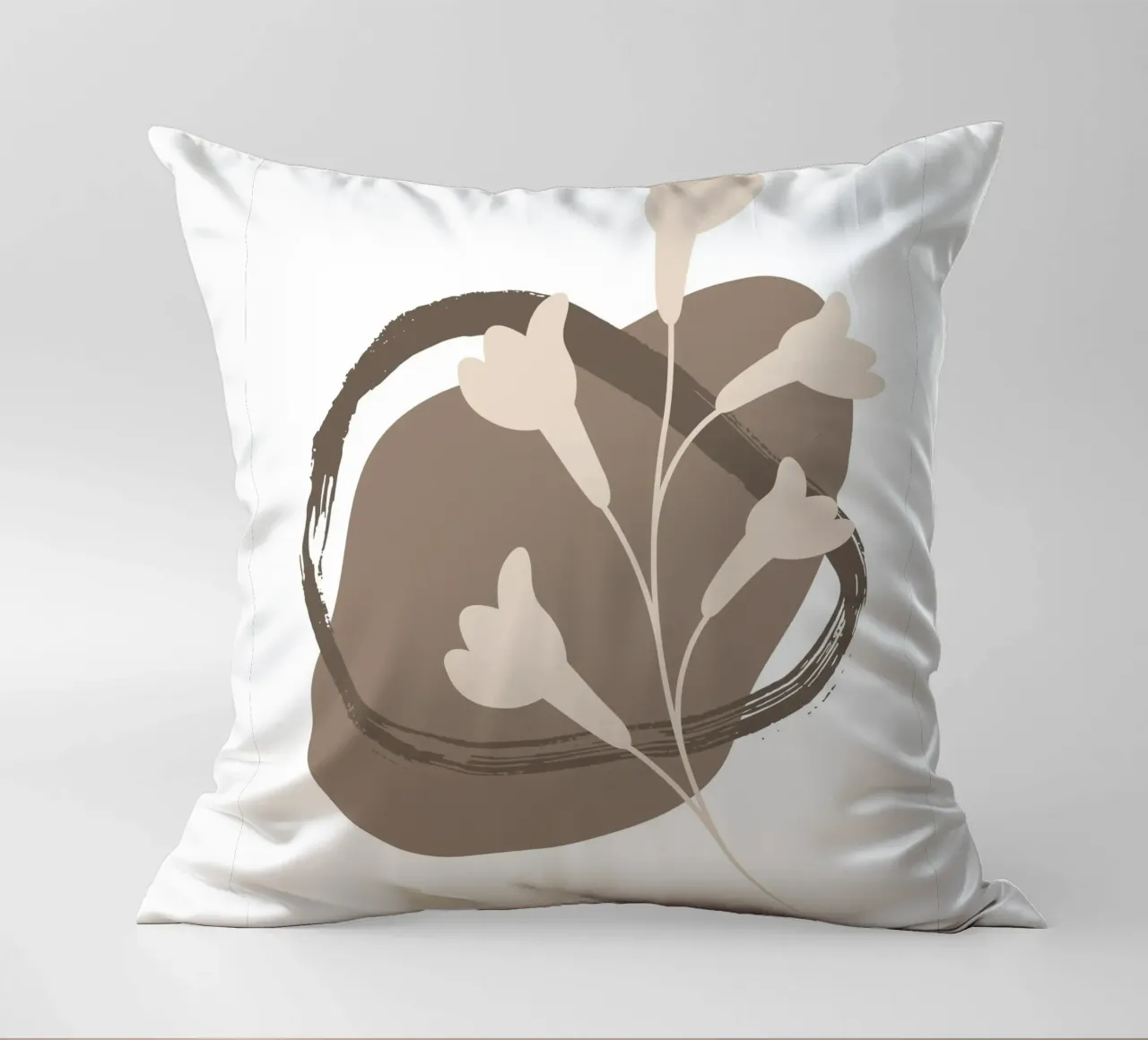 Minimalist floral cuscino da edsonramosart