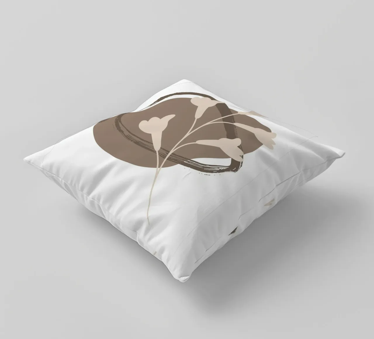 Minimalist floral cuscino da edsonramosart