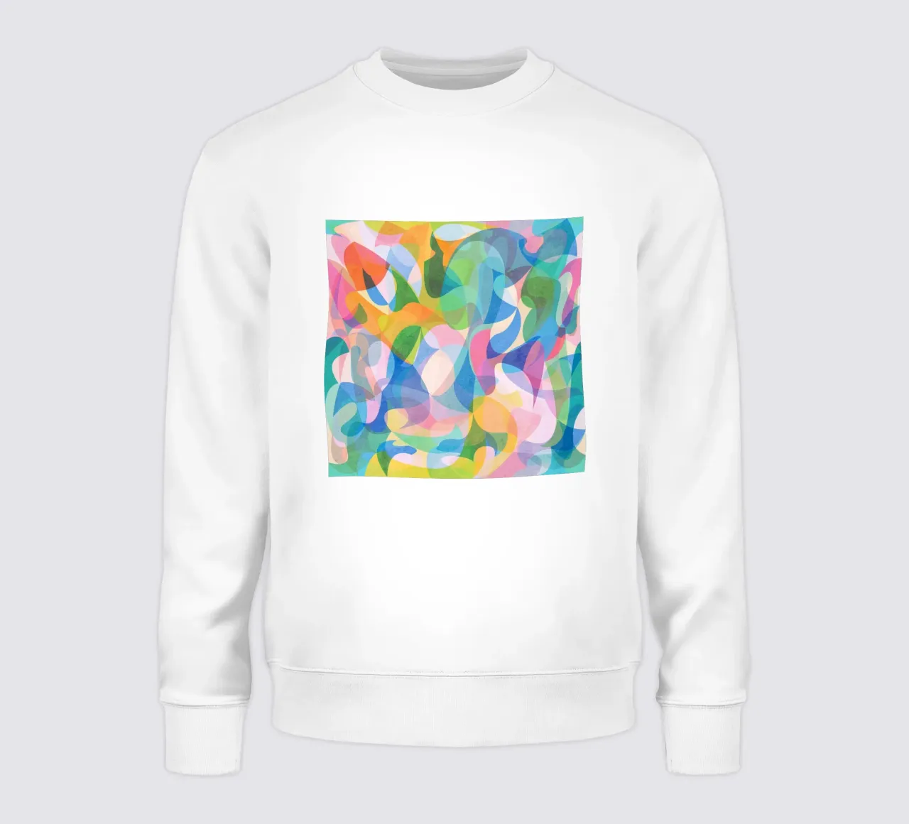 Motivo astratto a colori felpa da lovely lines