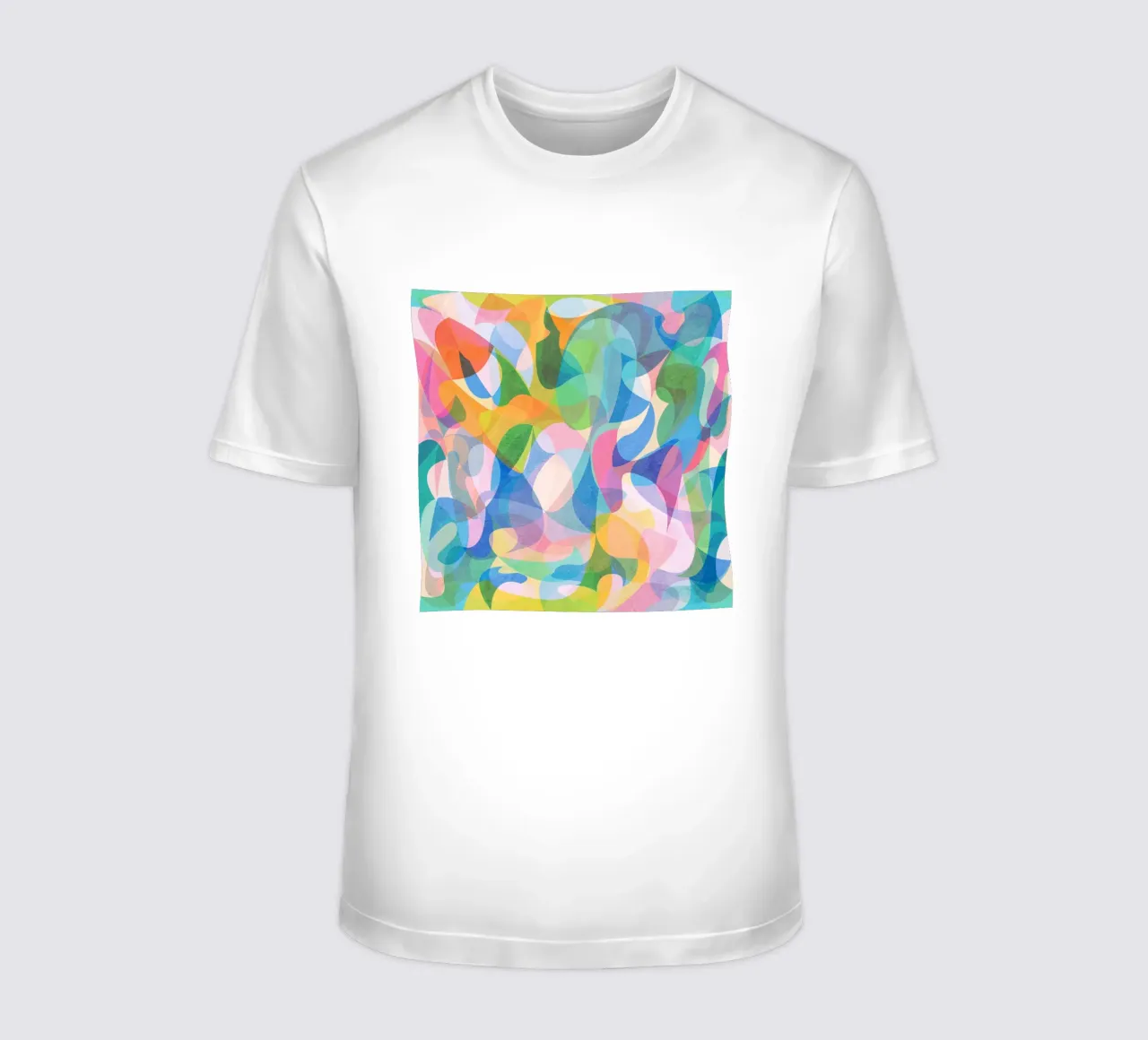 Abstract Colors Pattern t-shirt by lovely lines