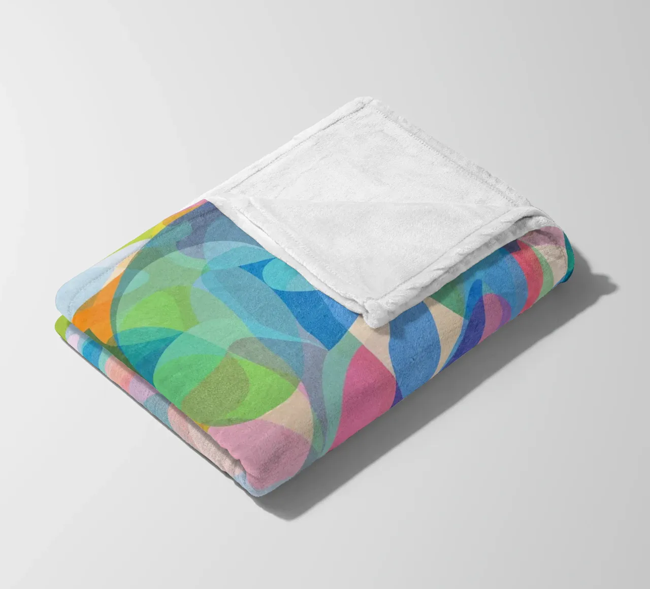 Abstract Colors Pattern fleece blanket by lovely lines