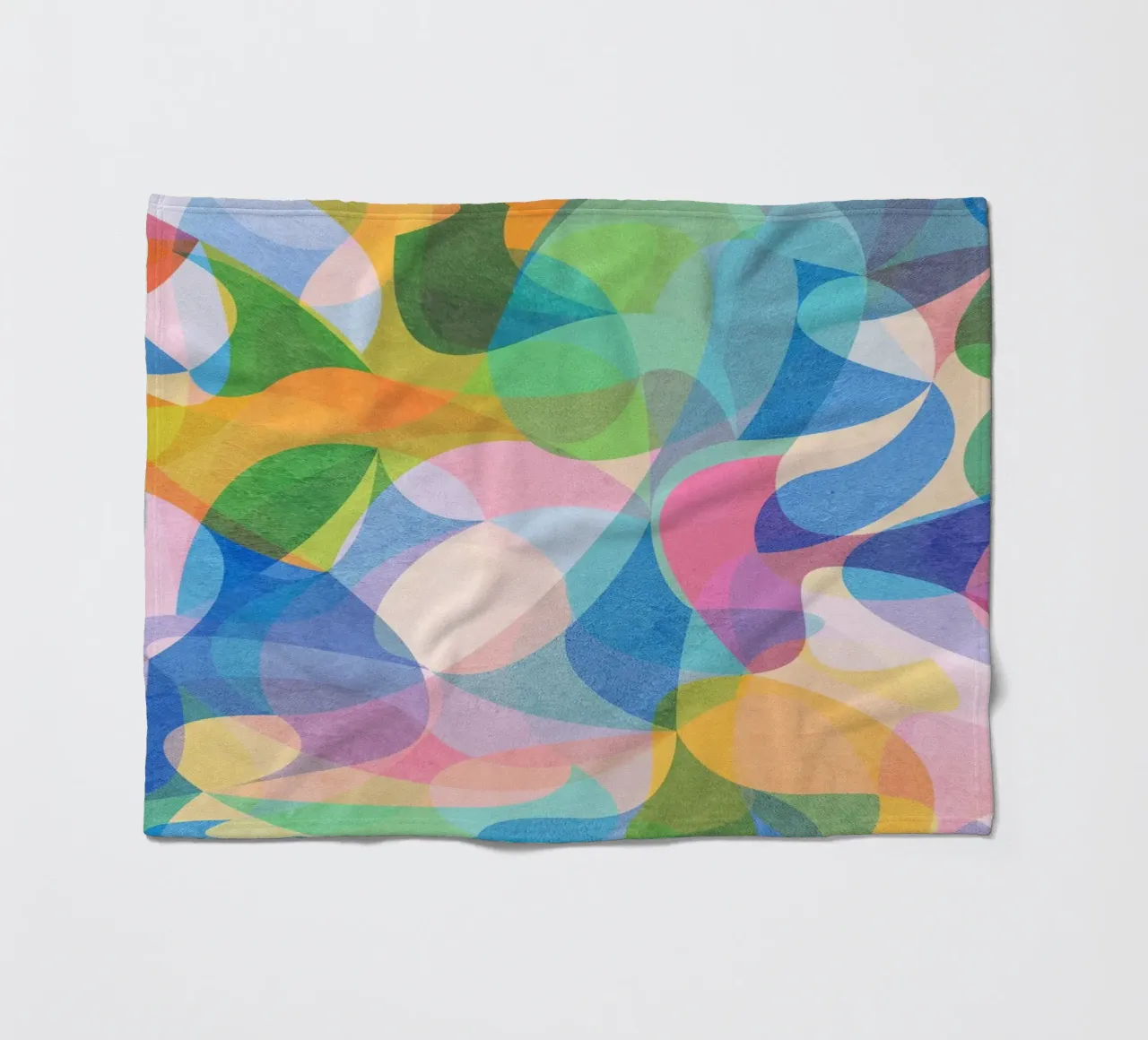 Abstract Colors Pattern fleece blanket by lovely lines