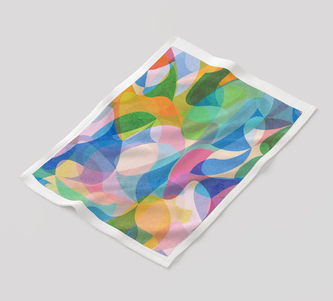 Abstract Colors Pattern fleece blanket by lovely lines