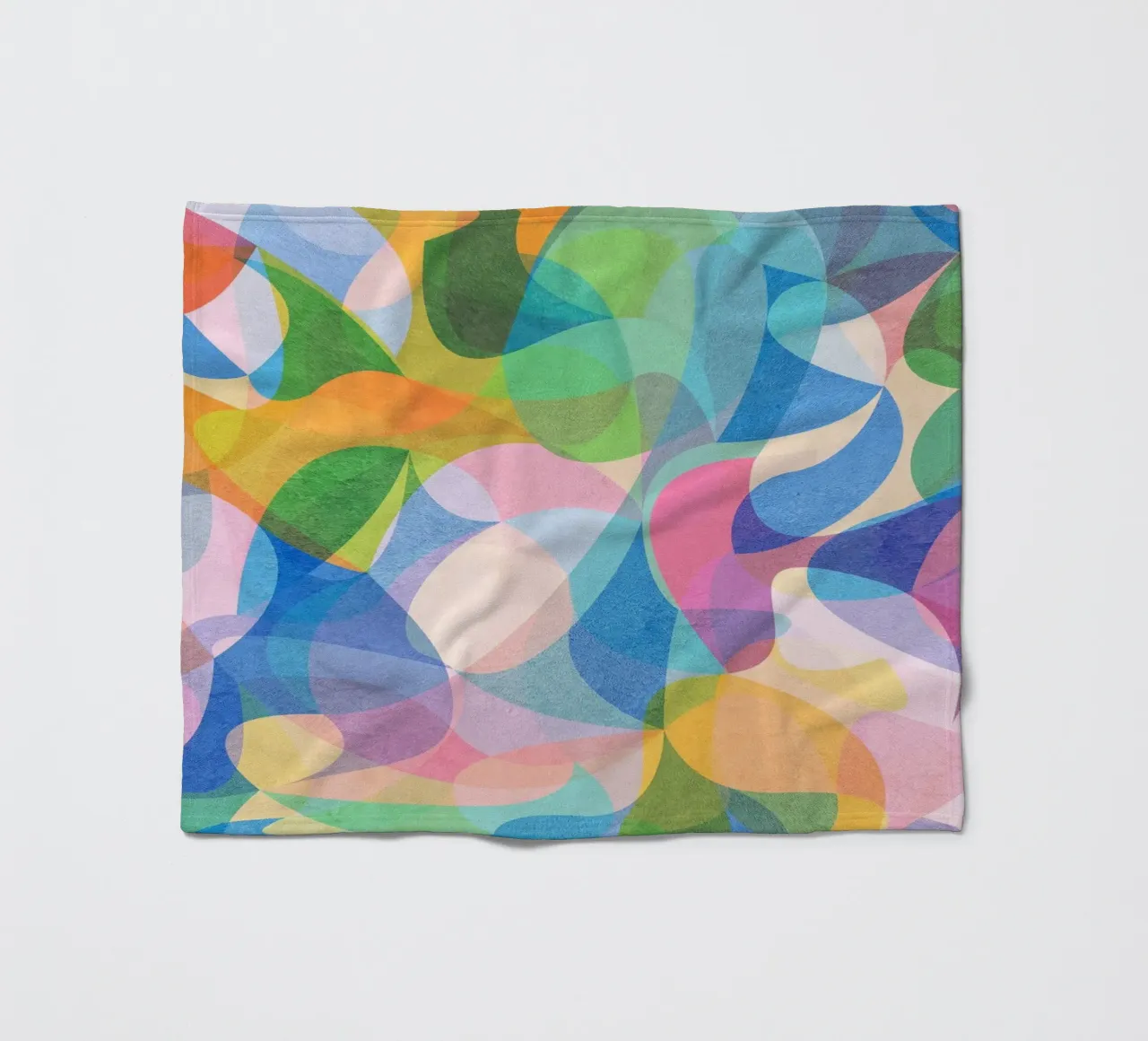 Abstract Colors Pattern fleece blanket by lovely lines