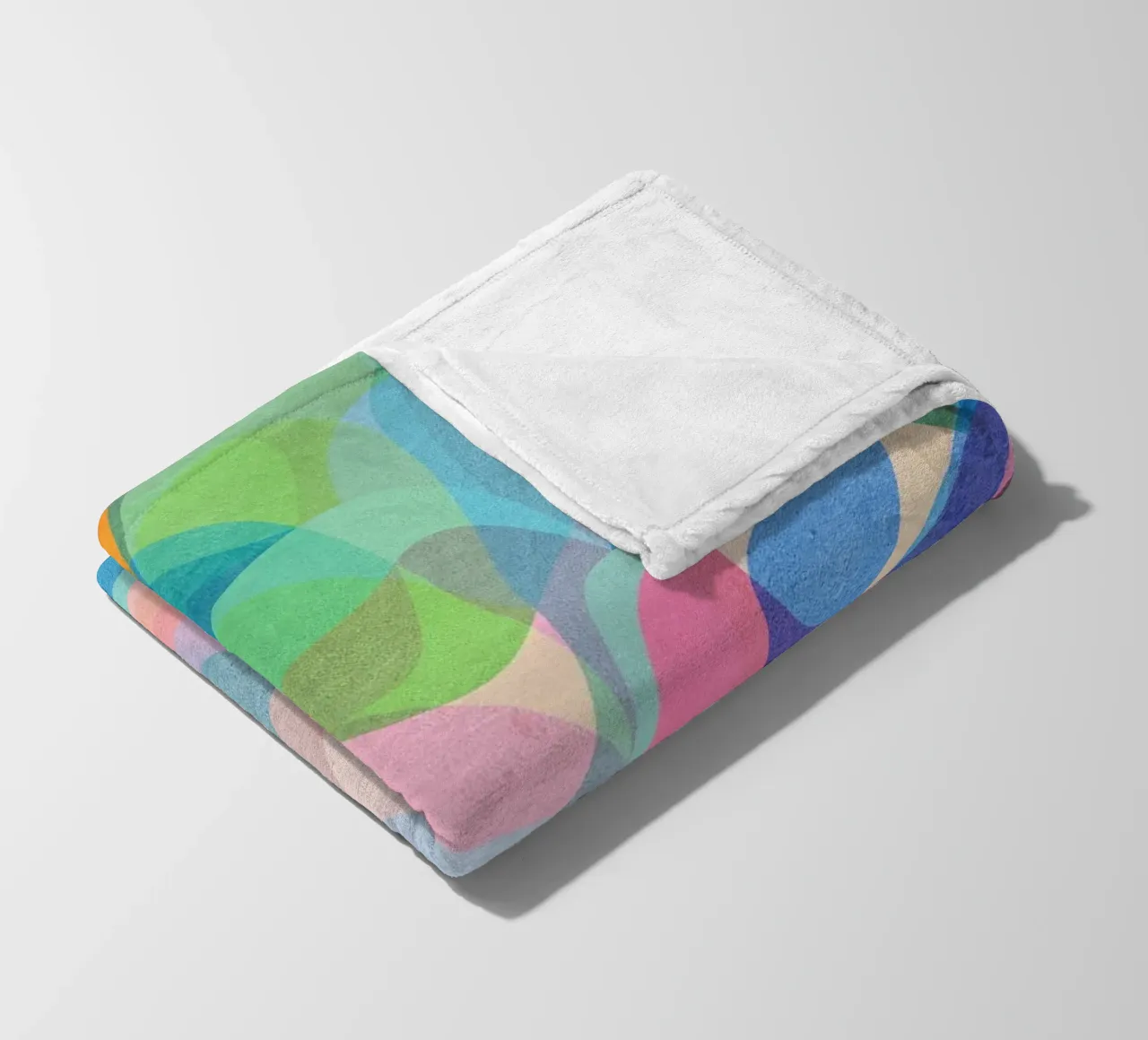Abstract Colors Pattern fleece blanket by lovely lines