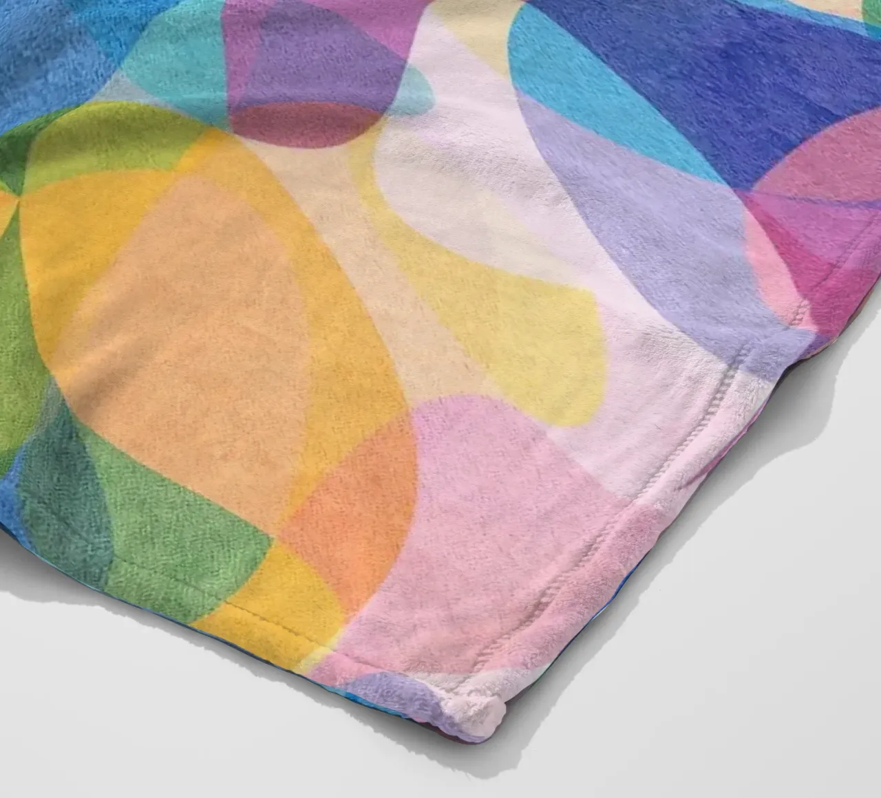 Abstract Colors Pattern fleece blanket by lovely lines