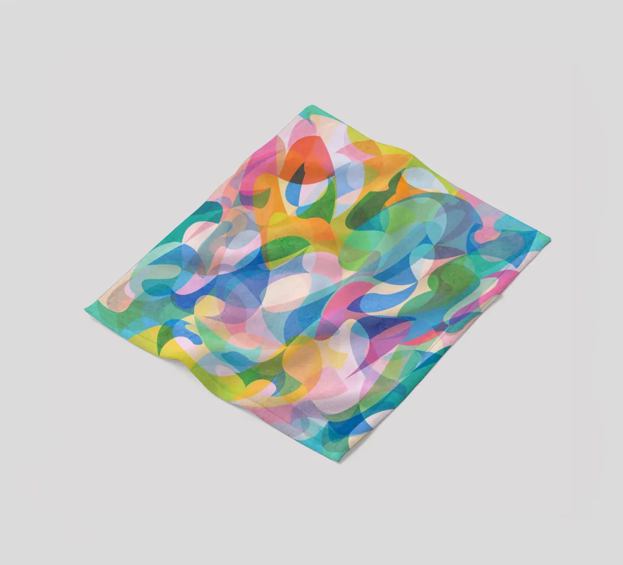 Abstract Colors Pattern fleece blanket by lovely lines