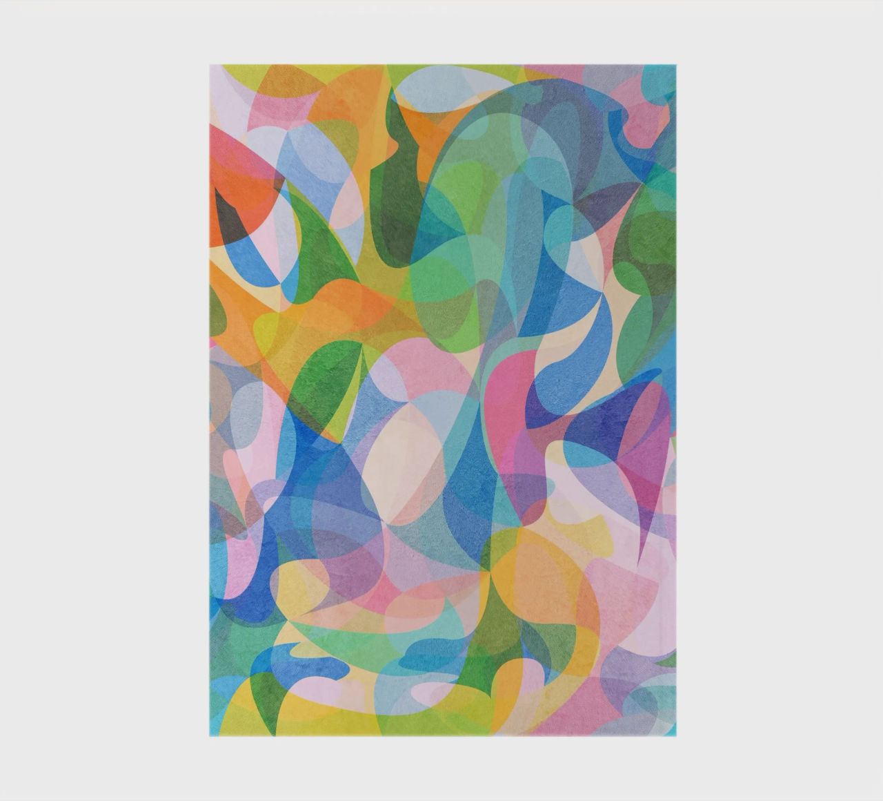 Abstract Colors Pattern notebook by lovely lines