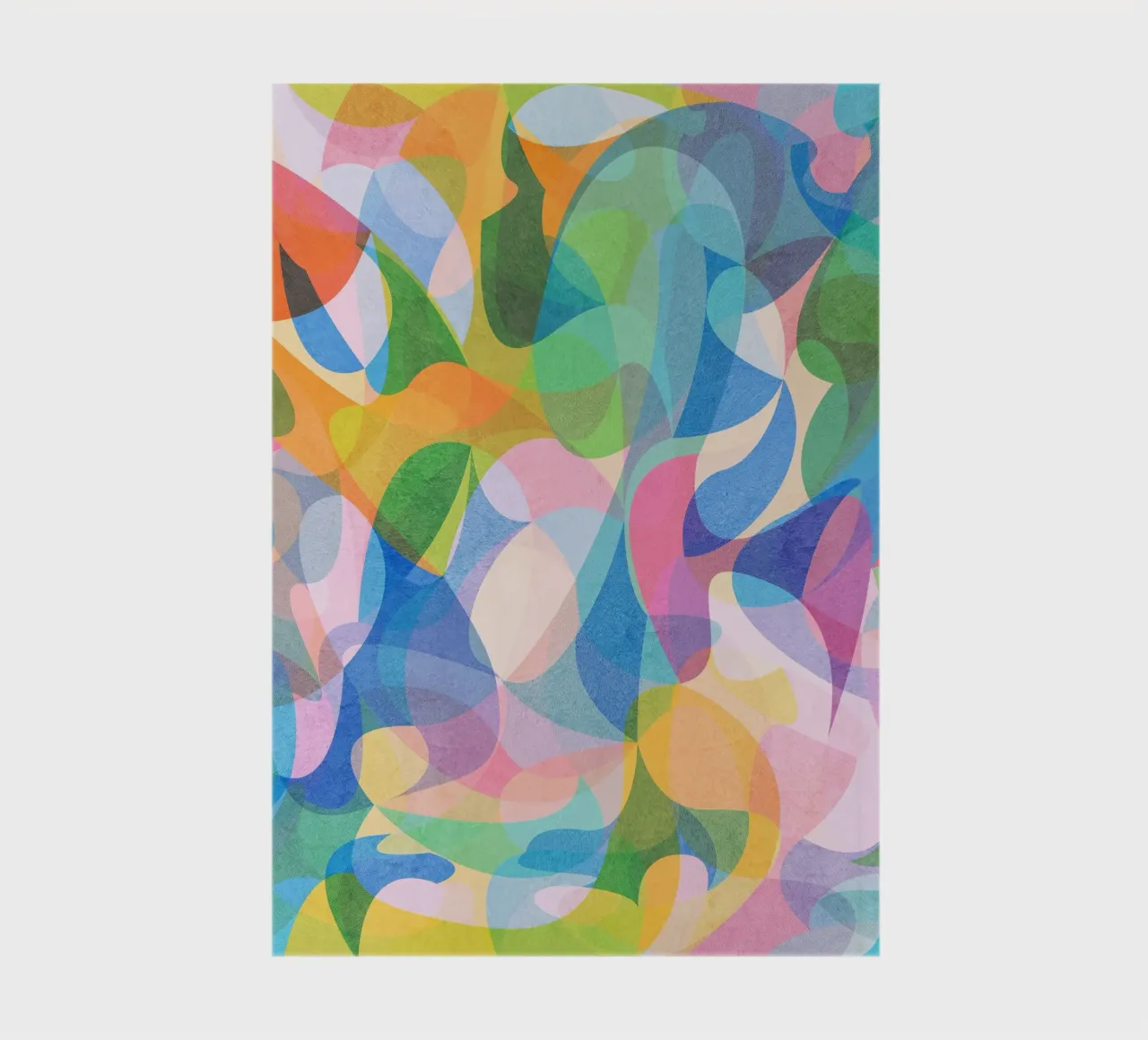 Abstract Colors Pattern notebook by lovely lines