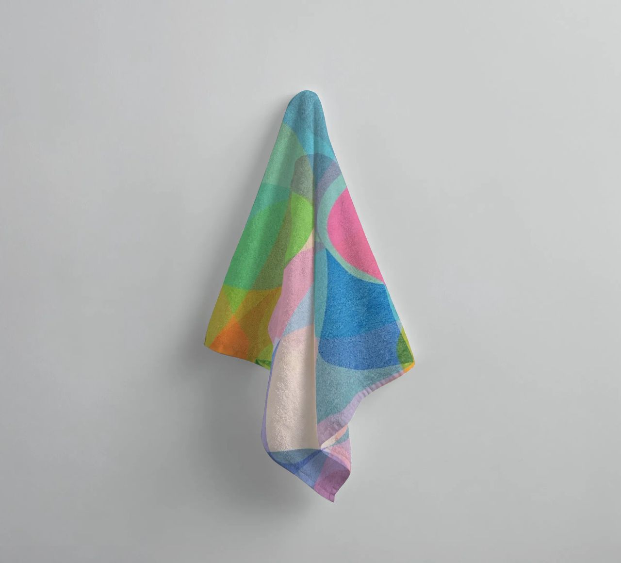 Abstract Colors Pattern towel by lovely lines