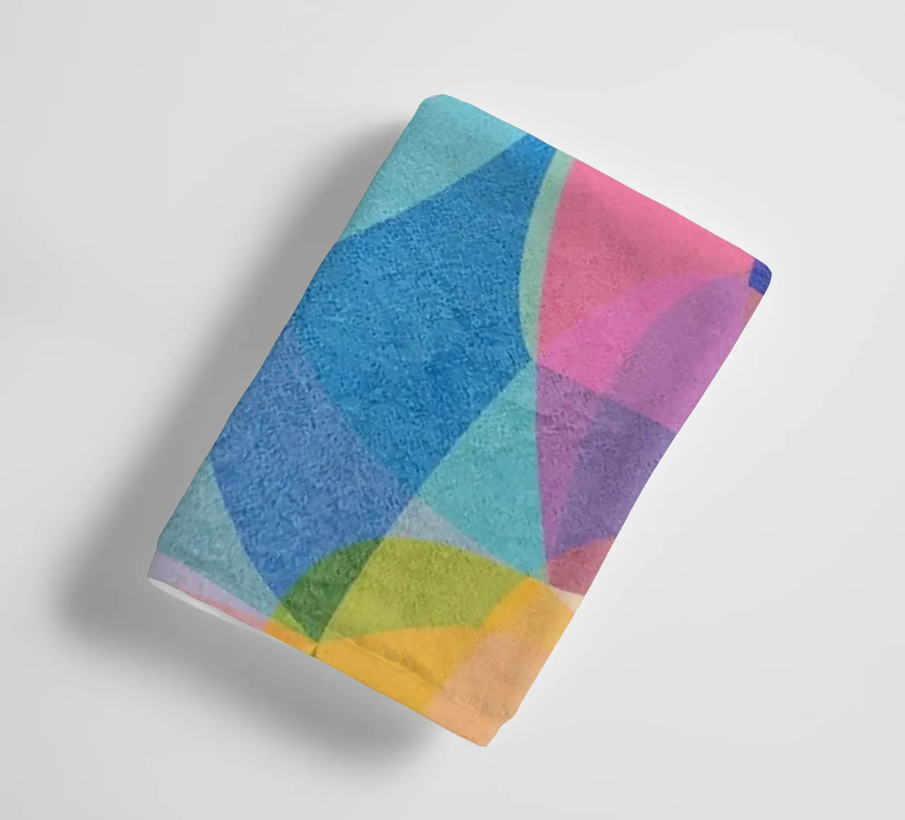 Motif abstrait de couleurs serviette de bain de lovely lines