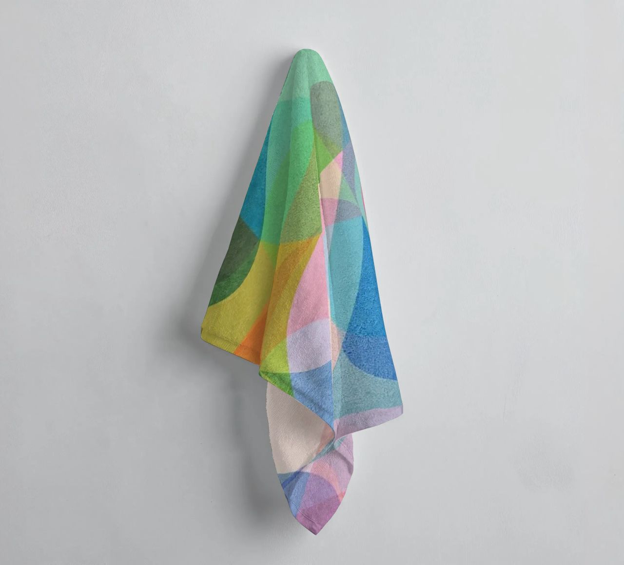 Abstract Colors Pattern towel by lovely lines