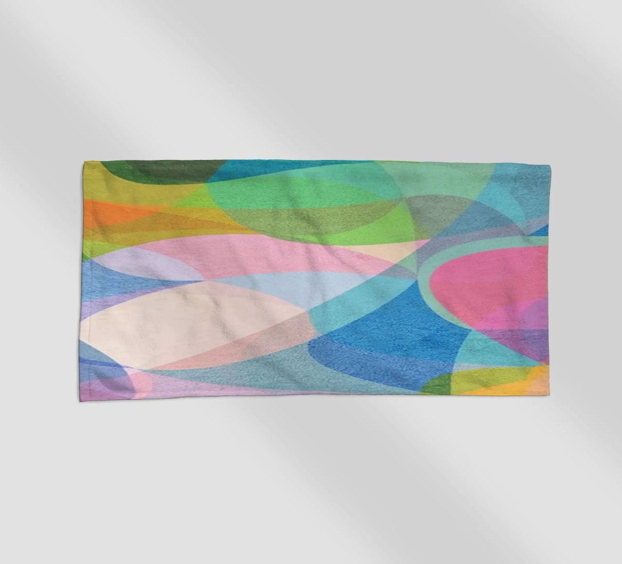 Motivo astratto a colori telo mare da lovely lines