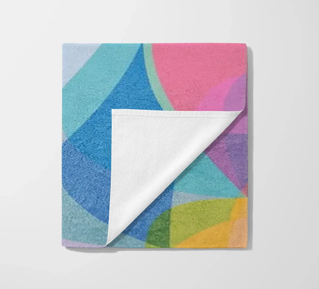 Motif abstrait de couleurs serviette de plage de lovely lines