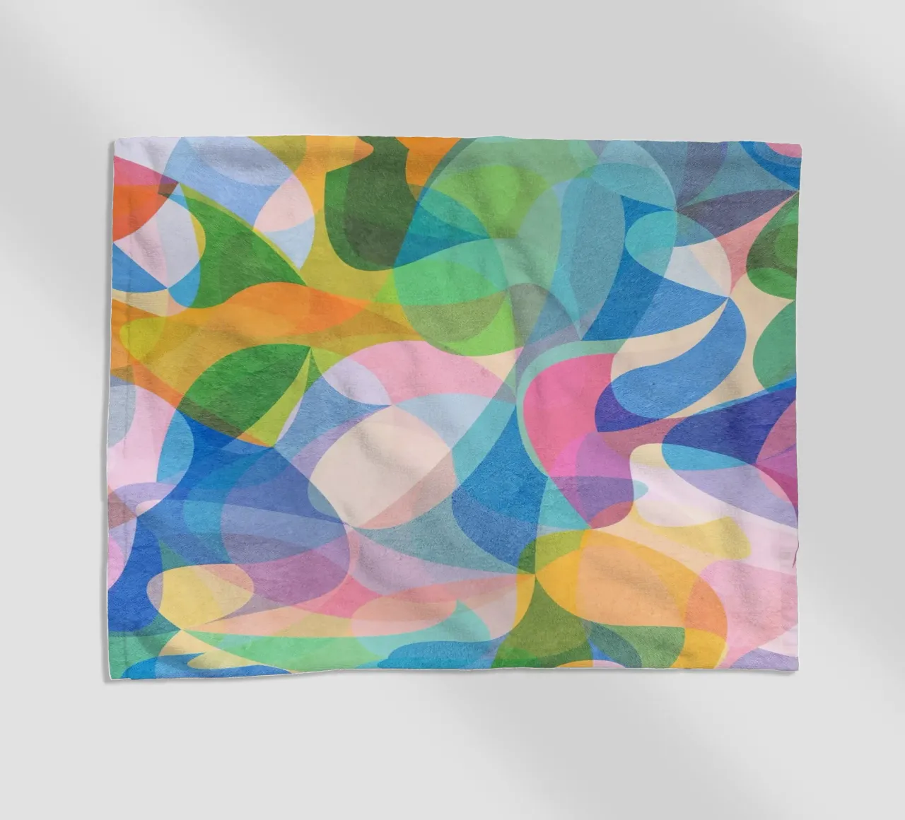 Motif abstrait de couleurs serviette de plage de lovely lines