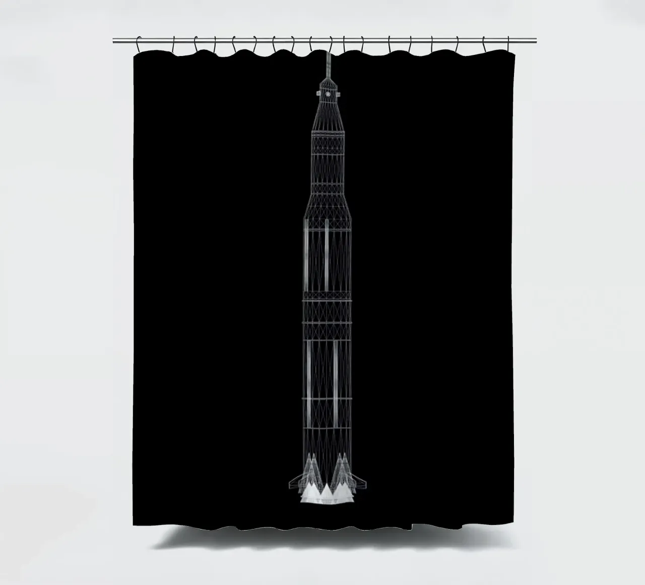 Saturn V 02 tenda da doccia da Marc Schulthess
