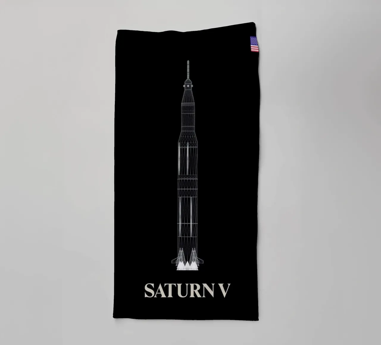 Saturn V 02 asciugamano da bagno da Marc Schulthess
