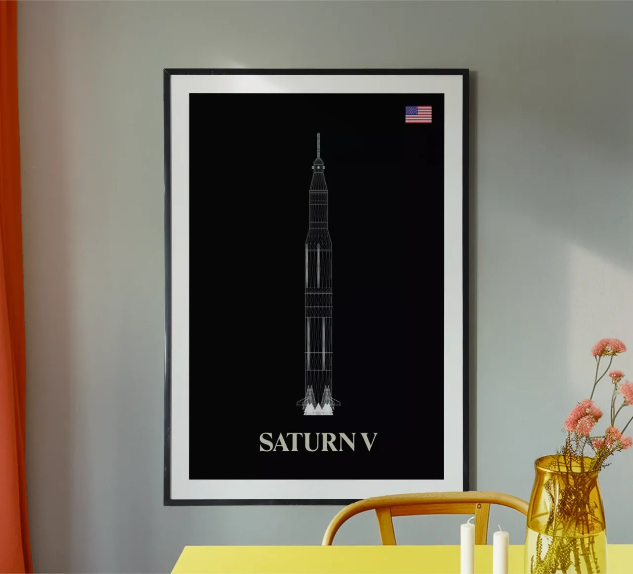 Saturn V 02 carta hahnemühle da Marc Schulthess