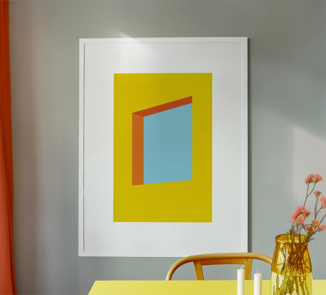 Summer Vibe poster con telaio in alluminio da galihstudio