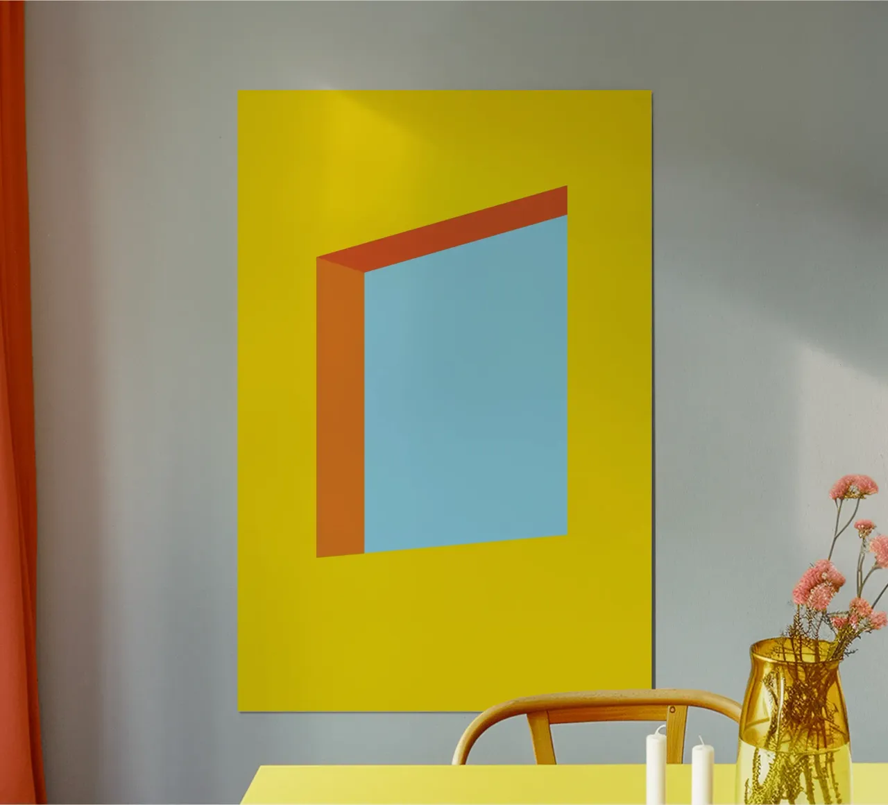 Summer Vibe poster con telaio in alluminio da galihstudio
